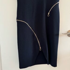 Stella McCartney navy zip dress